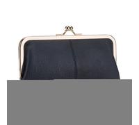 Borsa da donna con moneta a lucchetto bacio - portafoglio di chiusura in pelle PU, frizione retrò | Elegante busta di monete di grande capacità, borsa per portafoglio per ragazze, donne, viagg