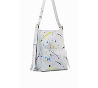 Borsa da donna Desigual Splat Butan With Pocket Blanc TU