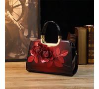 Borsa da donna di alta gamma LUCY S HANDBAG con sfumature di colore, decorazioni di fiori 3D, borsa a spalla, borsa a tracolla e portafoglio Colorato,PiantePoliuretano