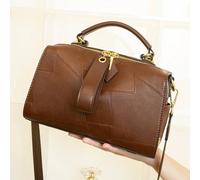 Borsa da donna di design di nicchia, borsa a forma di cuscino, nuova borsa a tracolla Boston di moda per il commercio elettronico, in pelle trapuntata GeometricoPoliuretano