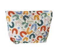 Borsa da donna di grande capacità, trapuntata, per la cura personale di bellezza, Uu