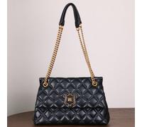 Borsa da donna di lusso alla moda 2025, borsa a spalla trapuntata elegante e versatile con catena, borsa a tracolla grande e capiente di alta qualità per l'uso quotidiano Poliuretano