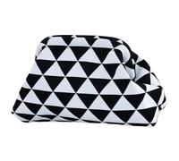 Borsa da donna in maglia a righe di colore a contrasto piccola borsa all'uncinetto borsa a maglia gnocchi frizione tessuta per donna, Stile 9