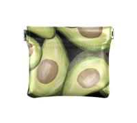 Borsa da donna in pelle con cambio monete, borsa da donna, mini portafoglio portatile, verde avocado, Avocado Verde, 1 Size, Accessorio da viaggio