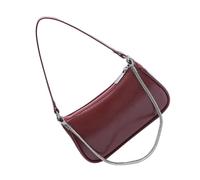 Borsa da donna in pelle PU Crossbody con catena shopping elegante ascella stili francesi spalla per tutti i giorni donne spalla stile francese Crossbody elegante ascella per viaggio, C, One Size
