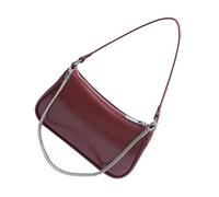 Borsa da donna in pelle PU Spalla Francese Stili Crossbody Elegante Pendolarismo Shopping Ascella Con Catena Donne Spalla Francese Stili Crossbody Elegante Ascella Per Viaggio, C, One Size