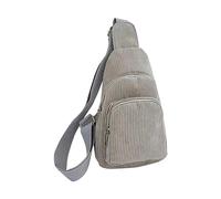 Borsa da donna in puro colore borsa da donna nuova borsa in tela di velluto borsa casual a tracolla singola borsa a tracolla borsa a tracolla per fotocamera, Grigio, Taglia unica