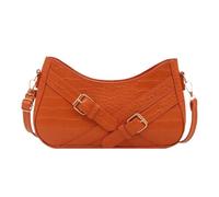 Borsa da donna in stile coreano a spalla semplice borsa ascellare in pelle PU Crossbody ascella pendolarismo per le donne di tutti i giorni spalla alla moda semplice borsa ascellare stili coreani