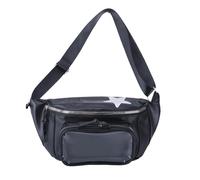 Borsa da donna in stile giapponese, a tracolla, trasparente, Itabag, bella vita, da donna, con cinturino trasparente, per viaggi quotidiani, Nero , Bellezza di massa