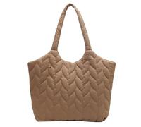 Borsa da donna in tela di spugna fuori borse per la spesa estiva borse a tracolla, cachi