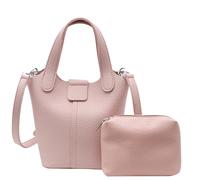 Borsa da donna in tinta unita Borsa a tracolla Semplice Borsa a tracolla Secchio Messaggeri alla moda per tutti i giorni Tinta unita Crossbody per le donne Secchio in pelle PU Spalla semplice, A, One