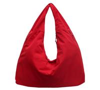Borsa da donna in tinta unita textured Draped Tote Bag, Big Capacity Minimalist Versatile Shoulder Bag for Work & Daily Used, c