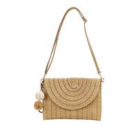 Borsa da donna intrecciata a mano da spiaggia, borsa da vacanza The Works Tote, BW2., Taglia unica