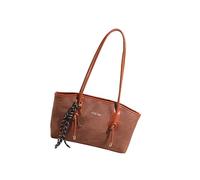 Borsa da donna moda borsa invernale ascella ascella retrò spalla verde ascella incontri shopping donne retrò ottavo inverno borsa grande capacità spalla, marrone