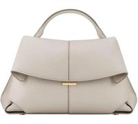 Borsa da donna plissettata, borsa alla moda a spalla singola, elegante design grigio, versatile per l'uso quotidiano per viaggi, lavoro o uscite casual
