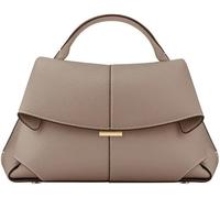 Borsa da donna plissettata, borsa alla moda a spalla singola, elegante design grigio, versatile per l'uso quotidiano per viaggi, lavoro o uscite casual