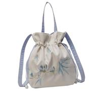 Borsa da donna ricamata classica cinese con ricamo cinese borsa a tracolla ricamata cinese borsa a tracolla ricamata stile cinese alla moda borsa a tracolla retrò con coulisse, blu, Se référer au