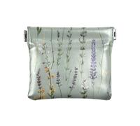 Borsa da donna rustica color lavanda verde, piccola borsa in pelle per cambio conveniente gioielli per uomo donna viaggio