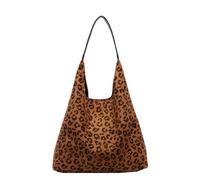Borsa da donna Stile coreano Borsa a tracolla Maniglia superiore Ascella Borsa Grande Capacità Shopping Leopardi Ascelle Stili coreani Spalla per le donne Borsa leopardo ascella di grande capacità