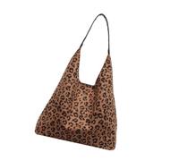 Borsa da donna Stile coreano Borsa a tracolla Maniglia superiore Ascella Borsa Grande Capacità Shopping Leopardi Ascelle Stili coreani Spalla per le donne Borsa leopardo ascella di grande capacità