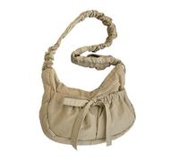 Borsa da donna stile coreano messaggeri ascella shopping coulisse spalla moda crossbody per tutti i giorni borsa da donna borsa a tracolla con coulisse, cachi, One Size