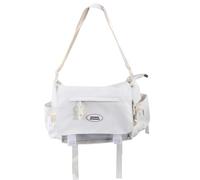 Borsa da donna Stile Giapponese Borsa a tracolla Grande Capacità Spalla Messaggeri Scuola Per Lo Shopping Quotidiano Donne Spalla Grande Capacità Crossbody Bella Ita Messenger, Beige, One Size