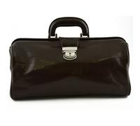 Borsa da Dottore in Vera Pelle Tasca Interna Colore Moro - Mania