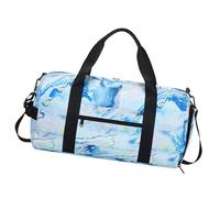 Borsa Da Duffle Da Viaggio - Borse Da Costume Borse Per Capi Per Uomini Donne | Indossa Una Borsa Per Vestiti Con Scarpe Compartmen | Grande Tappo In Pelle Con Scomparto A Caldo, Giallo blu, Se