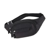Borsa Da Escursionismo - Fanny Pack Donne Escursionismo | Pacchetto Di Vita Alla Moda Impermeabile | Borsa Da Rumbo Multifunzionale Per Escursionismo | Borsa Bum Casual Crosssbody Per Camminare, nero