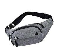 Borsa Da Escursionismo In Vita Borsa Da Passeggiata - Pacchetto Da Viaggio, Borsa Da Cintura Per Servizi Pubblici, Pacchetto A Vita Attraversata, Borsa Bum Per Lo Shopping, Ca, Grigio, Consulte la