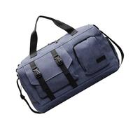 Borsa da fitness di grande capacità borsa da viaggio bagagli moda sport pernottamento con scomparto per scarpe weekend fitness bagagli da viaggio nuoto sport palestra allenamento, Blu, Bellezza di