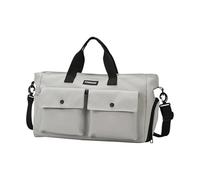 Borsa da fitness di grande capacità borsa da viaggio bagagli moda sport pernottamento con scomparto per scarpe weekend fitness bagagli da viaggio nuoto sport palestra allenamento, grigio, Bellezza di