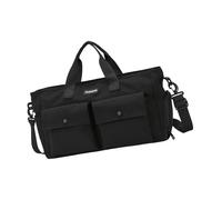Borsa da fitness di grande capacità borsa da viaggio bagagli moda sport pernottamento con scomparto per scarpe weekend fitness bagagli da viaggio nuoto sport palestra allenamento, Nero , Bellezza di