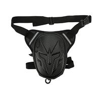 Borsa da Gamba a Caduta, Borsa da Coscia Impermeabile Regolabile Salvaspazio Alla Moda in Tessuto Oxford per Moto (stile fibra di carbonio)