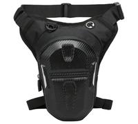 Borsa da gamba a goccia da uomo, due tasche con cerniera per le gambe, da donna, attrezzatura da moto per smartphone, portafoglio, carte, torcia e bottiglia d'acqua