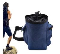 Borsa Da Gesso Da Arrampicata: Senza Lapidi Clip Di Carabinone E Borse Di Gesso Con Cerniera Per Arrampicata | Cintura In Vita Regolabile: Pacchetto Organizzatore, Borse Con Chiusura Con Coulisse