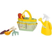 Small Foot Design – Borsa giardinaggio Tiny Garden – set attrezzi legno e metallo 3+ – Multicolore