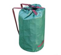 Borsa da giardino autonoma con imboccatura larga e cinghie portanti per un efficiente smaltimento e trasporto dei rifiuti verdi (45 x 76 cm)
