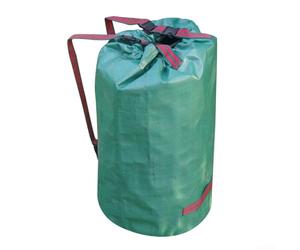 Borsa da giardino autonoma con imboccatura larga e cinghie portanti per un efficiente smaltimento e trasporto dei rifiuti verdi (45 x 76 cm)