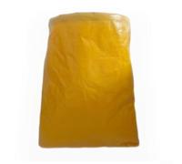 Borsa da giardino in polietilene a spalla per un trasporto efficiente di foglie, erba tagliata e rifiuti organici (giallo)