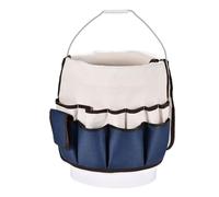 Borsa Da Giardino - Organizzatore Secchiello in Tessuto Oxford con Portaborsette,Borsa Da Giardinaggio Robusta Con Base Rinforzata E Maniglie,Per Fai Da Te Donne Attrezzi Interno Ed Esterno Casa E Gia