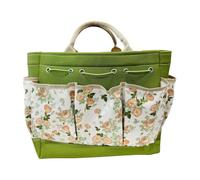 Borsa da giardino - Tessuto Oxford, 46 × 32 × 13 cm | Borsa per attrezzi da giardino, borsa portaoggetti per utilità, organizer con capacità per attrezzi, guanti, esterni, prato e terrazza, uso di
