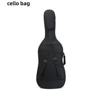 Borsa da gig per violoncello nera impermeabile con cinghie zaino protezione resi