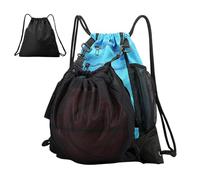 Borsa da ginnastica pieghevole per lo zaino da calcio, zaino da basket per ragazzi | SACK ALL'ALCINAZIONE DEL BACKING COLLEGGIO - Nylon Material Sports Ball Bag per campeggio, yoga, escursioni e altre