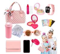 Borsa da gioco per bambini - Borsa giocattolo con , principesse e per il trucco per bambini piccoli