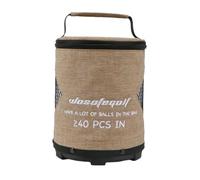 Borsa da golf, borsa da golf a cilindro con grande capacità e chiusura lampo, borsa da golf leggera, multifunzionale, portatile, facile da raggiungere