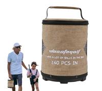 Borsa da golf, borsa da golf, borsa con chiusura lampo, grande capacità per palline da golf, borsa da golf, borsa da golf leggera, multifunzionale, portatile, facile da raggiungere, tasche per riporre