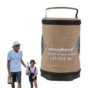 Borsa da golf, borsa da golf, borsa da golf a cilindro con grande capacità e chiusura lampo, borsa da golf leggera, multifunzionale, portatile, facile da raggiungere