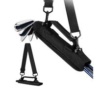 Borsa da golf compatibile con uomo, mini borsa domenicale portatile con porta tee, compatibile con 5 mazze, custodia leggera