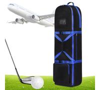 Borsa da Golf da Viaggio Accessorio - Porta Mazze Antiusura con Ruote Integrate,Custodia Pieghevole e Impermeabile per Trasporto Spiaggia Aereo Uomo Donna Allenamento all'Aperto